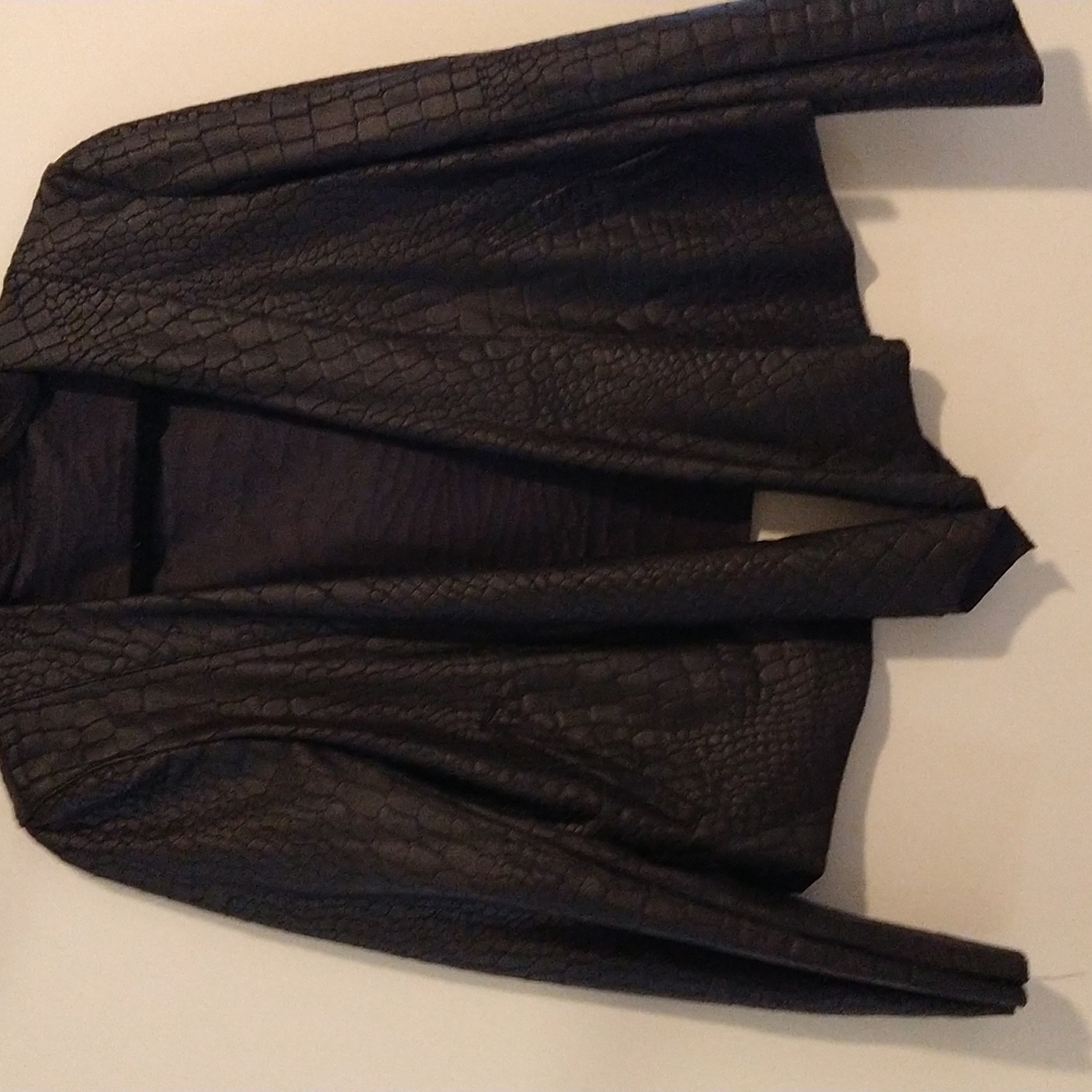 Jacket S Black Animal Design